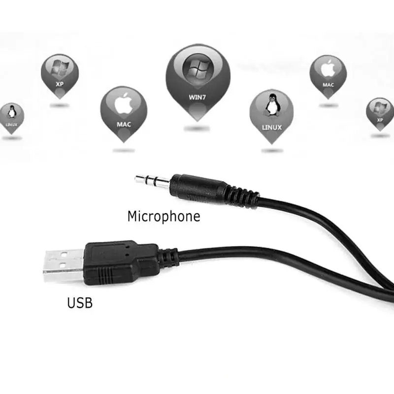 USB, HD Spletna kamera Z Mikrofonom, Spletna Kamera Prilagodljiv, Vrtljiv Design, Visoka Ločljivost Web Cam za Računalnik Prenosni RAČUNALNIK Desktop