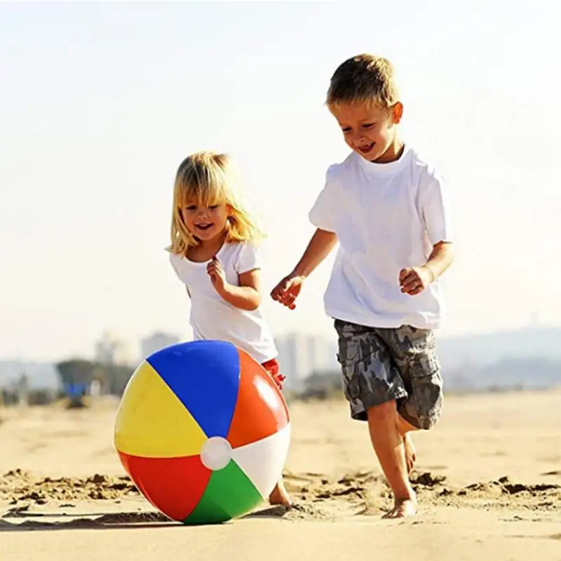 Napihljiva Žoga za Plažo Plaži, vaterpolo Napihljivi otroški Poletnih Športih na Prostem, Bazen Vodne Igrače Igrače Plaži