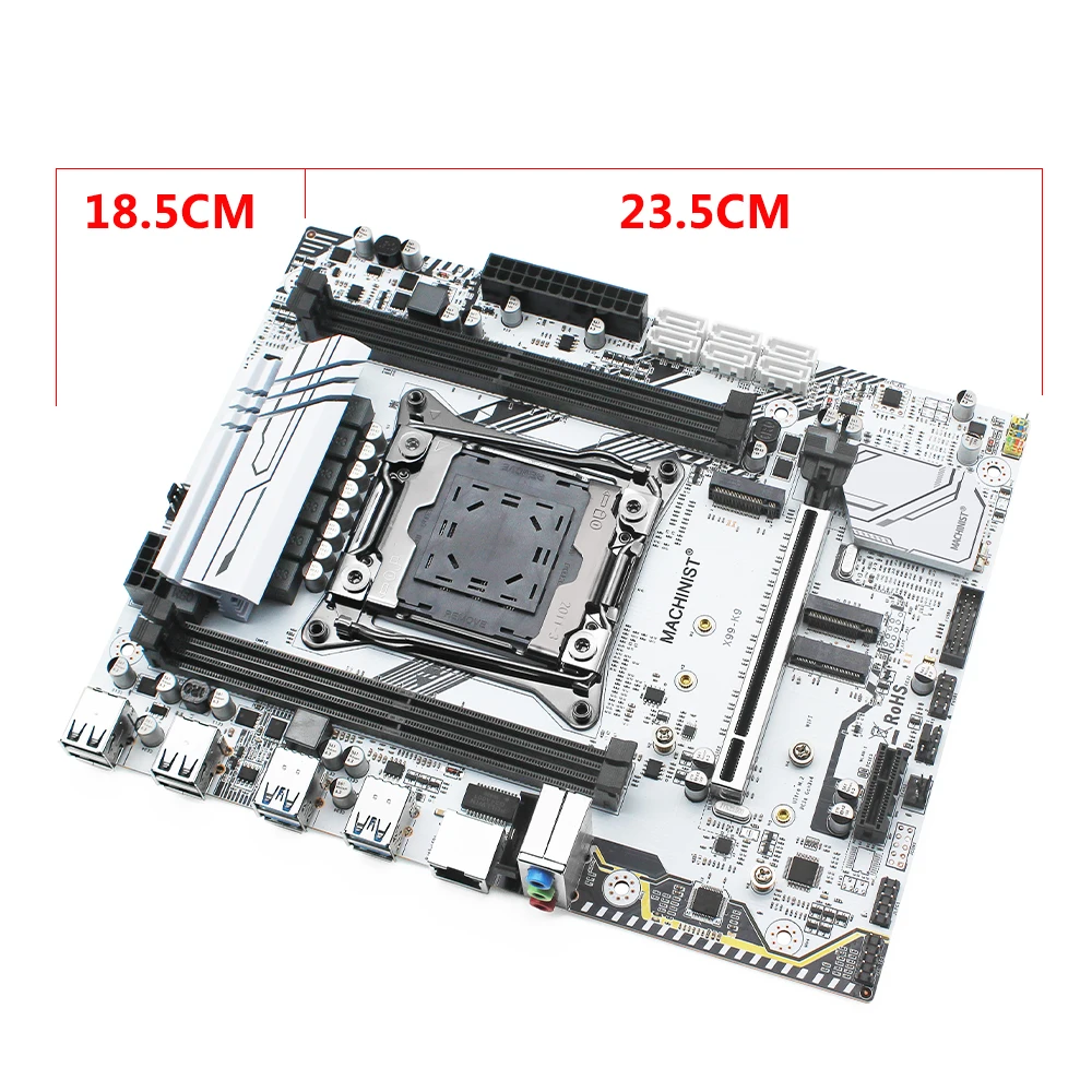 X99 motherboard LGA 2011-3 set komplet z Intel Xeon E5 2630L V3 CPU 16GB(2*8GB) DDR4 ECC REG RAM-a M-ATX WIFI NVME M. 2 SSD X99-K9