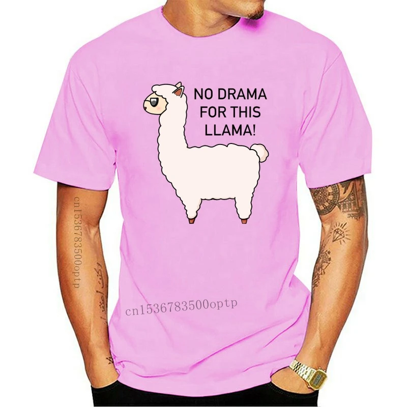 Srčkan Mama Lame Družino Živalskem vrtu Potovanje LlamaTops shirtMen ClothingShort Rokav T-Majica-NeckMen Bombaža T-shirtbrand t-shirt