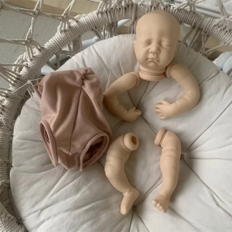Premie Baby Velikost 16inch Prerojeni Baby Doll Kit Mariza Sveže Barve DIY Nedokončane Lutka Deli