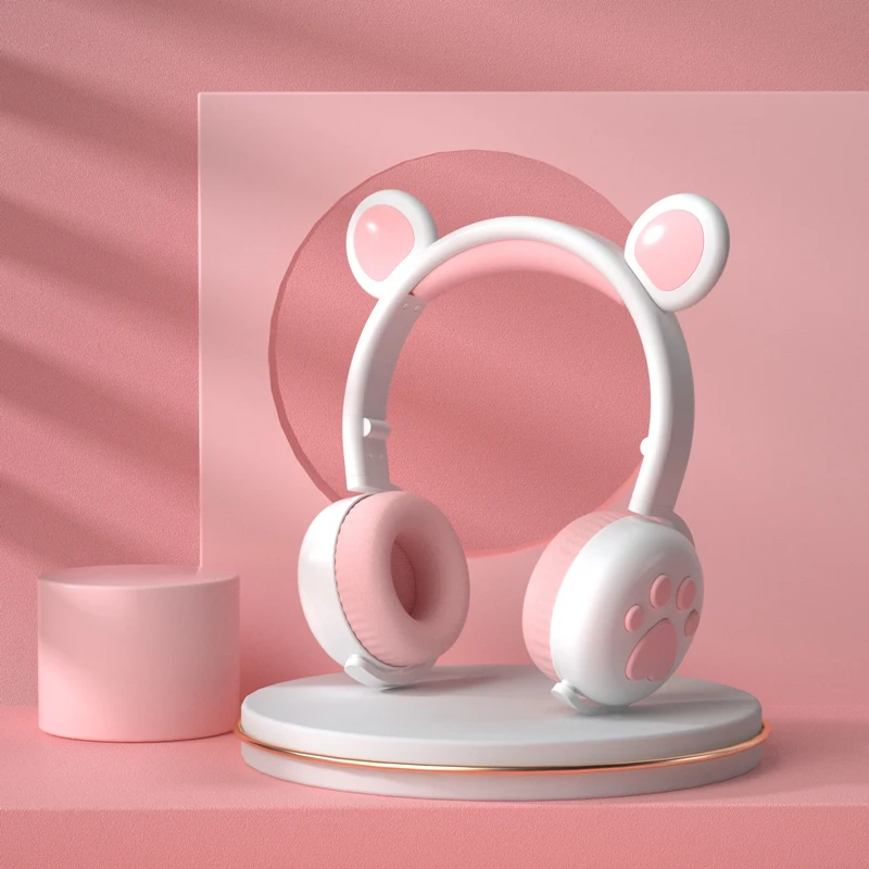 Novo Srčkan Nosi Slušalke Brezžične Slušalke Muisc Stereo Bluetooth Slušalke Z Mikrofonom Otrok, Hči Ročaji Očal Slušalke Darilo