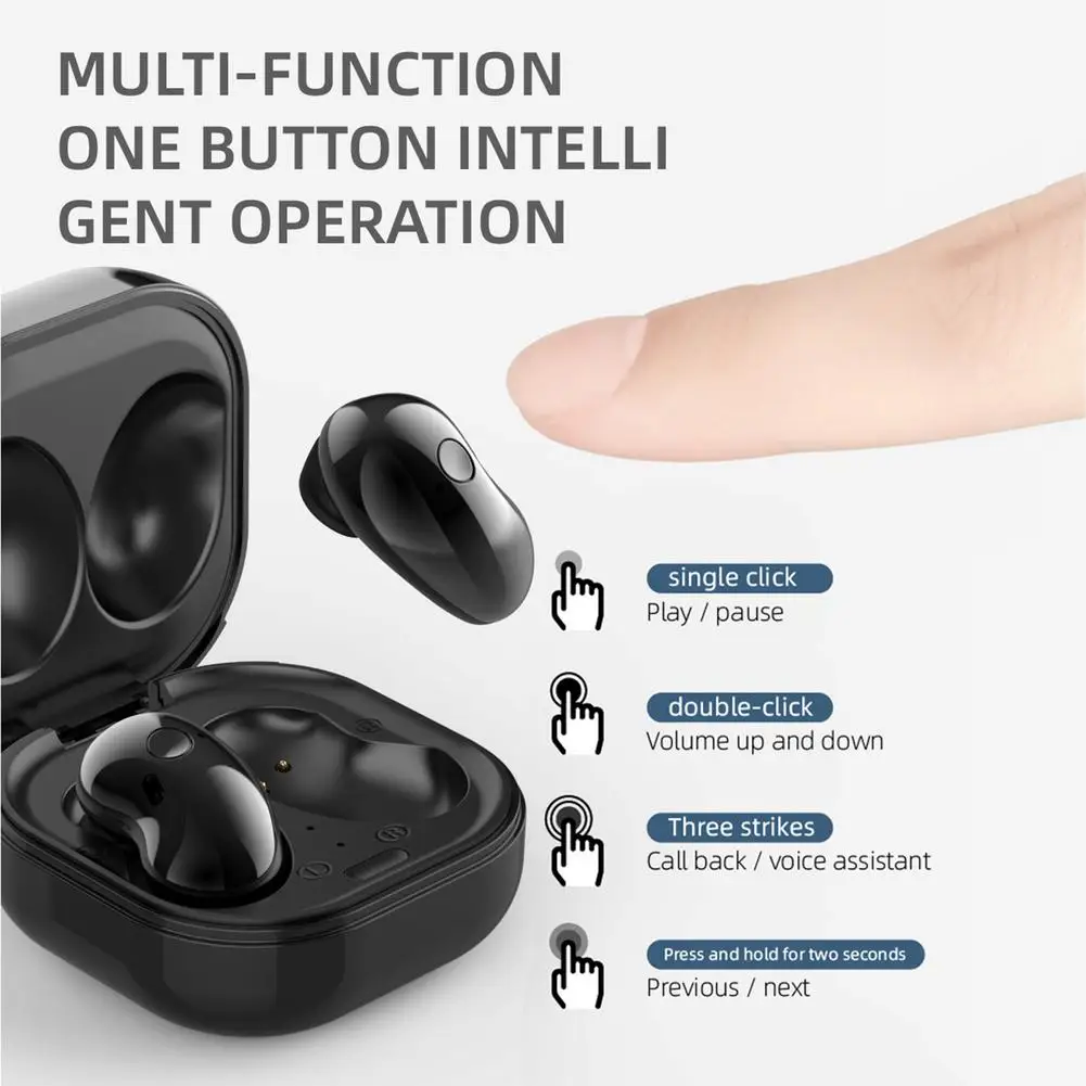 Brezžične Bluetooth Slušalke 5.0 Tws Glasbe Mini V uho Stereo Čepkov Gaming Slušalke Športne Slušalke Za Vse Mobilni Telefon