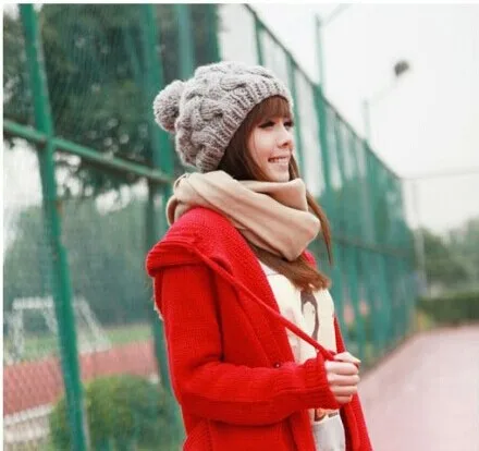 2021 Jesen in zimo, pletene baretka moda toplo kapo kapa modni dodatki za lase