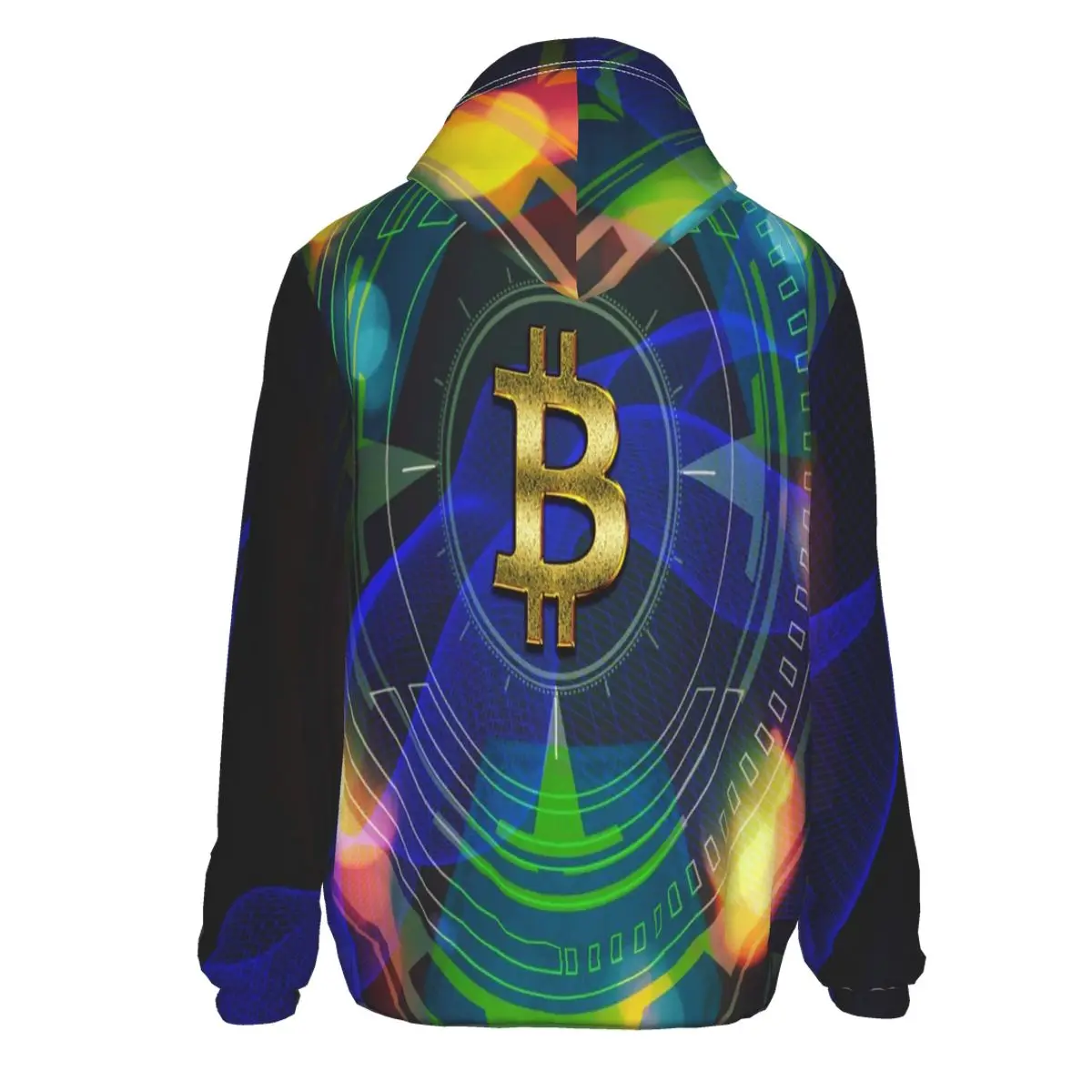 Šifrirana Bitcoin 3D Tiskanih Modni Moški pulover s kapuco Harajuku Ulične Puloverju Jeseni Unisex Majica Priložnostne Jakno, Trenirko