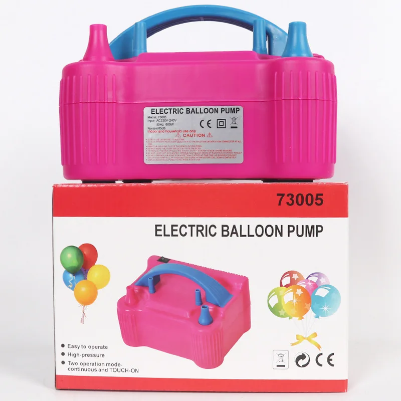 110V ali 220V Balon Zračne Črpalke Električni visokonapetostni Dve Šobi Zraka, Puhala Balon Inflator Črpalko Hitro Prenosni Napihljivi Orodje