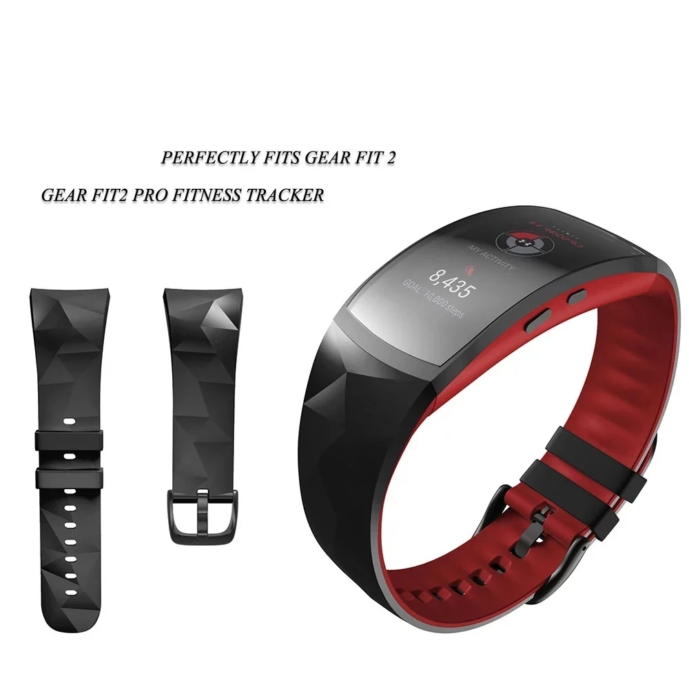 Correa manžeta Za Samsung Prestavi Fit 2 Pro Zamenjava Pasu + Kovinski Sponke Silikonski Watchband Za Samsung Fit2 SM-R360 Trakov