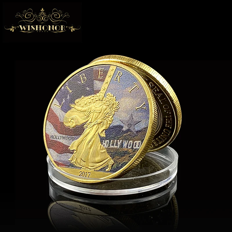 Spominski Kovanci Seal Team Oddelek Mornarica Združenih držav Amerike S 24K pozlačeni Kovanec 40*3 mm