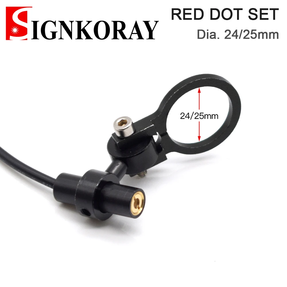 SignKoray Diode Modul Red Dot Set za določanje Položaja DC 5V za DIY Co2 Laser Graviranje Rezanje Glave