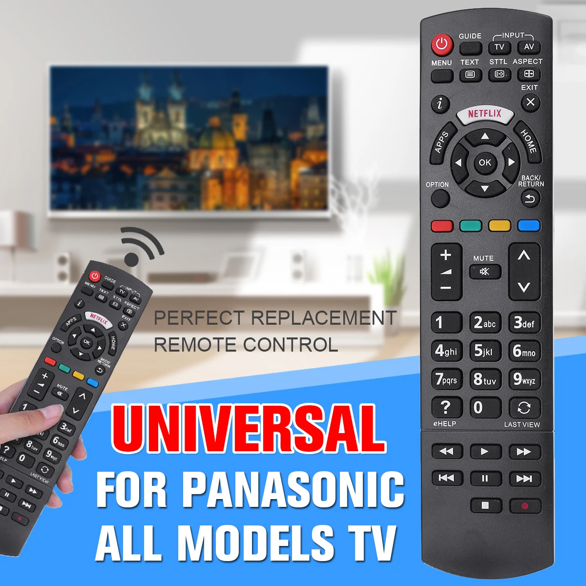 Univerzalni TV Daljinski upravljalnik za LCD / LED / HDTV daljinski upravljalnik za Panasonic TV N2QAYB000572 N2QAYB000487 EUR76280