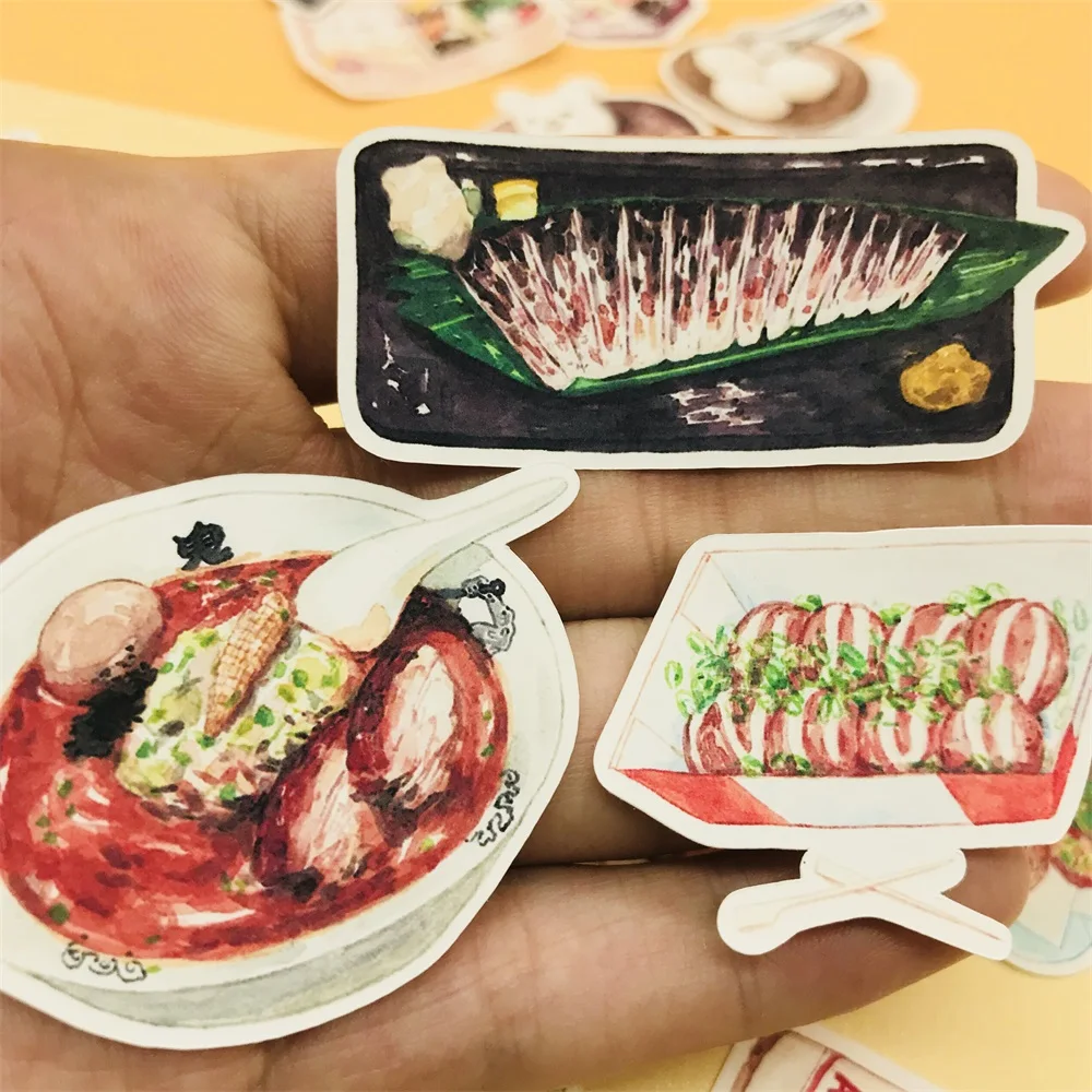 33Pcs/Paket 2019 Japonski Okusno Hrano Nalepke DIY Obrti Scrapbooking Album Junk List Vesel Načrtovalec Dekorativne Nalepke