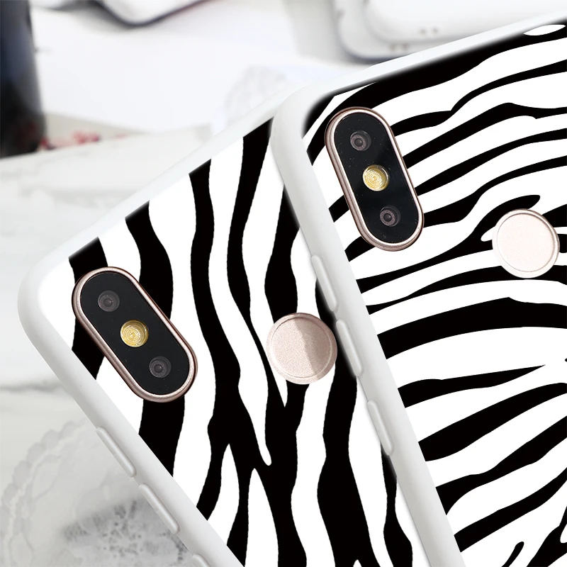 Srčkan Bela Črna Zebra sličice Krava Tiskanja Primeru Za Xiaomi Redmi Mi Opomba 9 9 8 8T 7 6 5 10 10T Lite Pro Max Poco X3 NFC Capa Vrečko