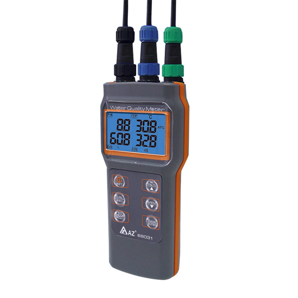 Posodobljena različica AZ86031 AZ8603 kakovosti vode merilnik raztopljenega kisika tester PH merilnik PH električna prevodnost