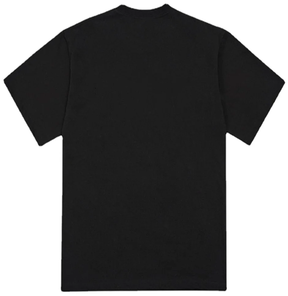 Oven Dejstva Zvest Do Konca Mens Kratek Rokav Cotton Black T Shirt