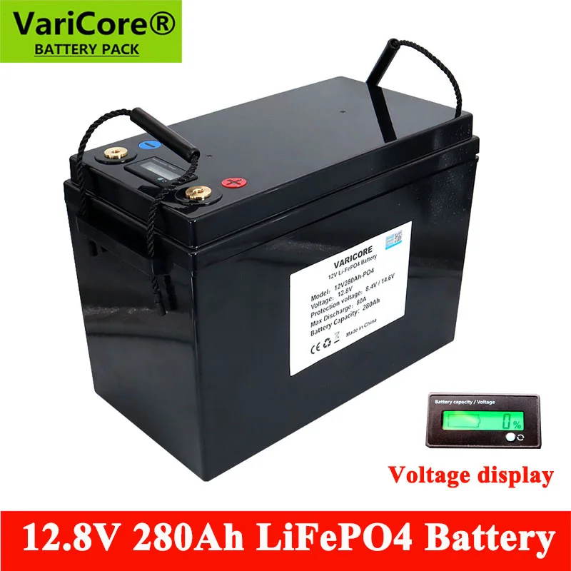 12V 200Ah 280Ah 310Ah LiFePO4 baterije 12.8 V Litij-železo phospha Za RV Avtodomi Golf Voziček Off-Road Off-grid Sončne Veter baterije