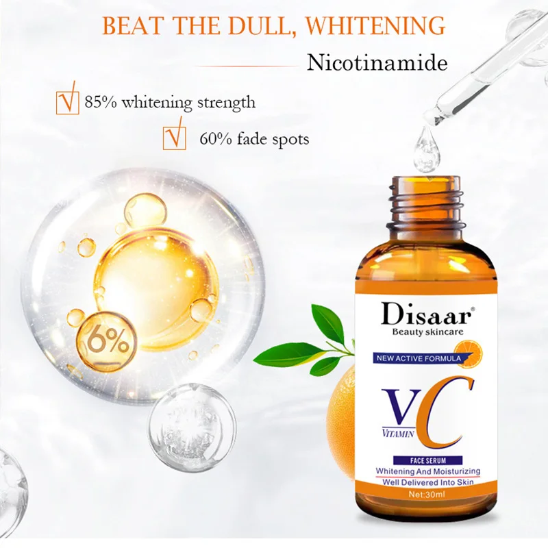 30 ml Naravni Vitamin C Serum Tekoče Hialuronska Kislina Bistvo Moisturizng Anti Aging Gubam za Obraz Serum za nego Kože