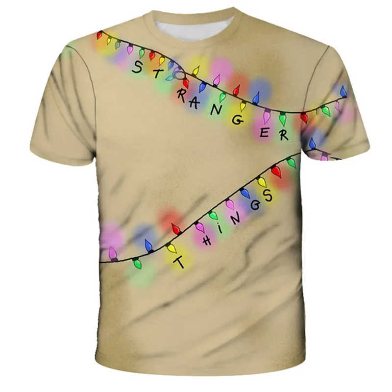 Najnovejši 2021 Neznancu, kar Majica Smešno Enajstih Demogorgon Glavo Design T-shirt Kul Moda za fante girlsTshirt Vrhovi