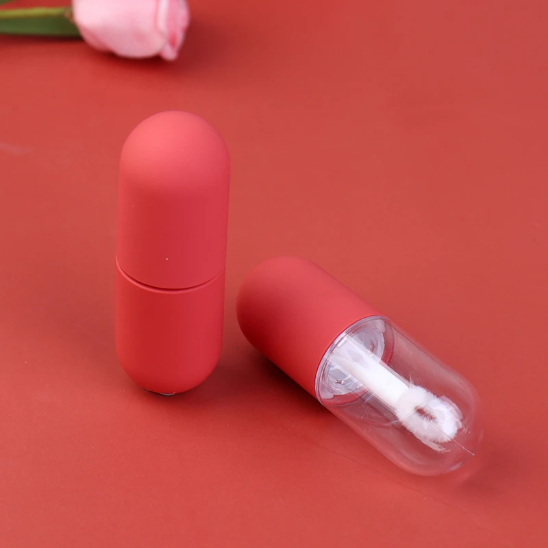 4.5 ML Prazno PE Lip Gloss Cevi Plastičnih Balzam za Ustnice Cev Šminka Mini Vzorec Kozmetični Posodo S Skp