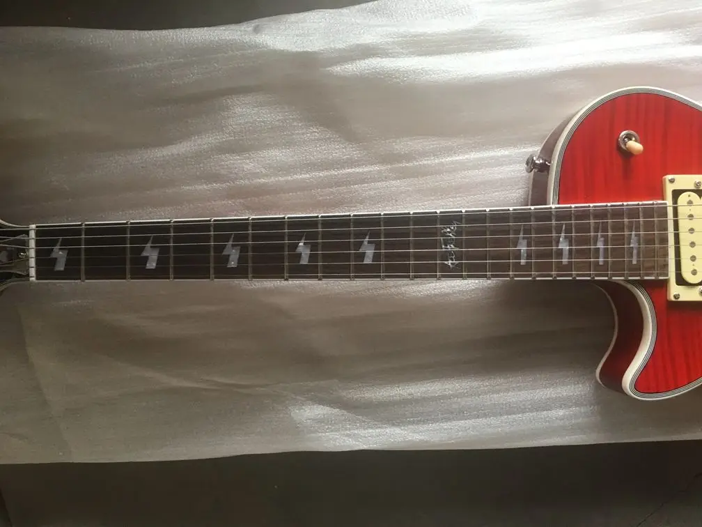 Levo roko Nov prihod treh pickups rose fingerboard ace kitara električna kitara kitajska kitara