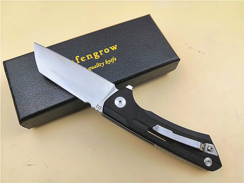 Eafengrow EF86 Poaket Folding nož Samll D2 rezilo G10 ročaj Flipper EOS lov kampiranje na prostem Folding nož ribolovno Orodje