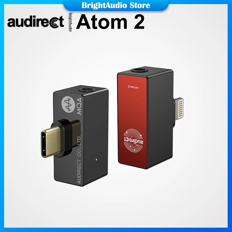 Audirect Atom2 MQA ES9281AC USB DAC Kabel, Slušalke Ojačevalnik OJAČEVALNIK Strele/TIP C do 3,5 m Audio za ios Android Telefon ATOMA 2