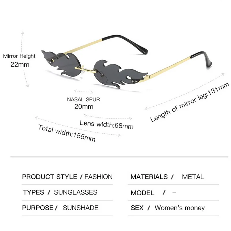 2021 Ženske Plamen Oblike, sončna Očala Mačka Oči Odtenkov, blagovno Znamko, Design Ženska sončna Očala Očala UV400 Gafas De Sol