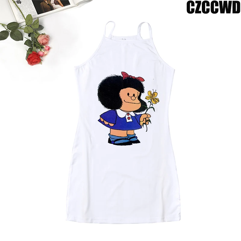 Moda Poletne Obleke 2021vestidos Mafalda Natisnjeni Y2k Obleko Seksi Slim Žensko Obleko Bodycon Obleka Ženske Vrouw Jurk