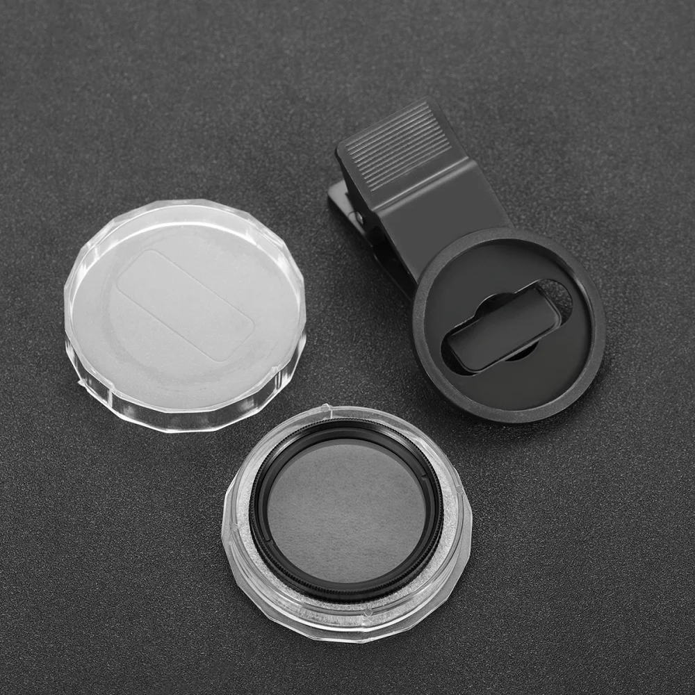 UKCOCO CPL Telefon Objektiv Ultra-tanek Clip-on Fotoaparat Krožne Polarizer Nevtralni Filter 37 mm Objektiv Objektiv Kamere