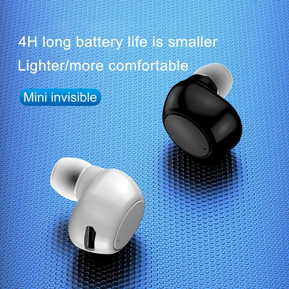 Mini Nevidno Stavko Brezžične Slušalke Bluetooth Slušalke Prostoročne Stereo Slušalke TWS Slušalka Z Mikrofonom Za Vse telefone