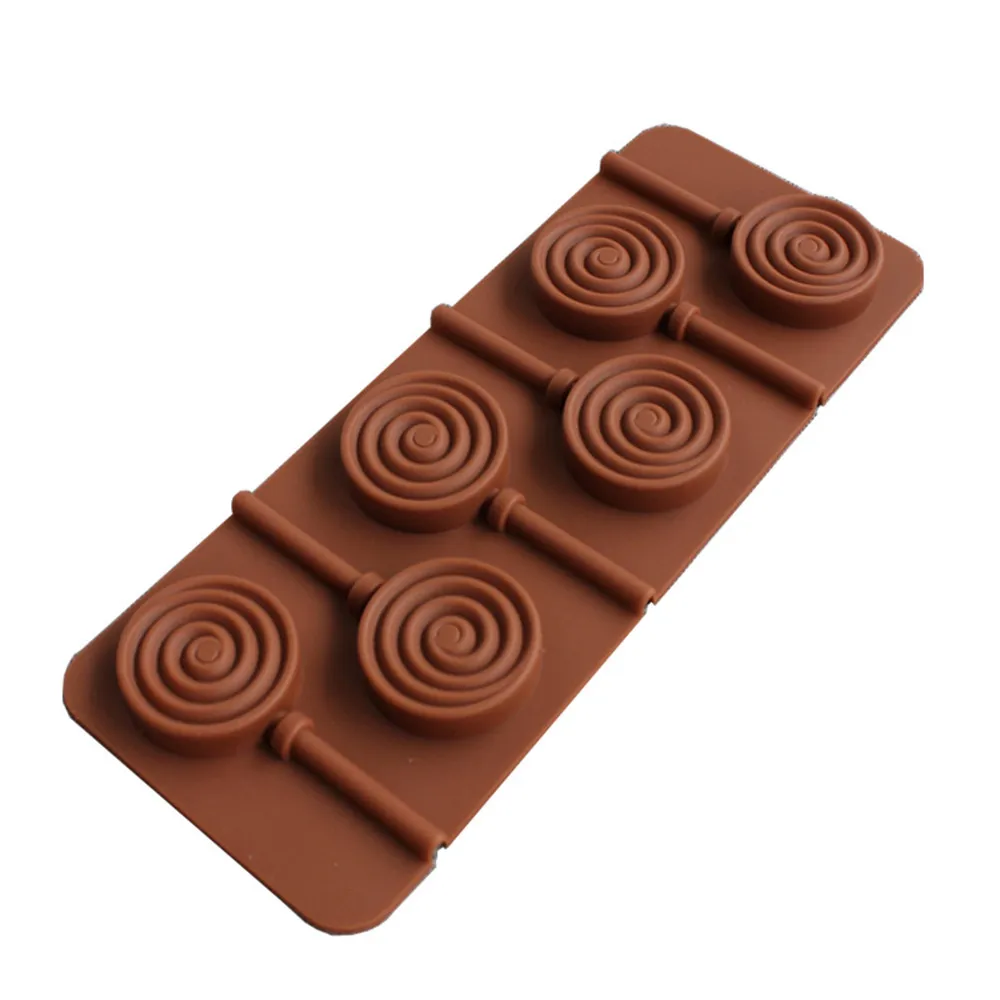 Ponovno non-stick Silikonsko Plesni Lollipop DIY Čokoladna Torta Dekoracijo Plesni Kuhinja, slaščičarna Peko Izdelavo Orodij 2021 Vroče