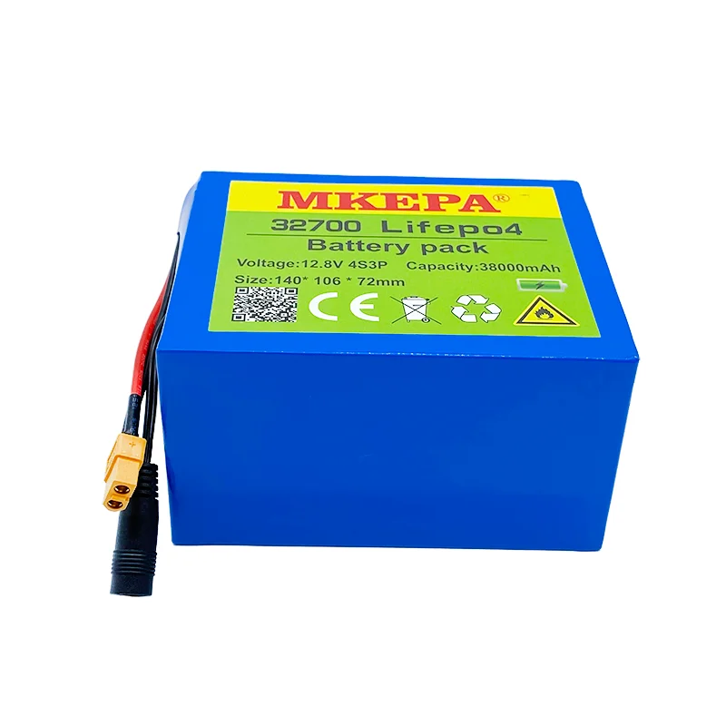 NOVO 32700 Lifepo4 Baterije 4S3P 12.8 V 38Ah s 4S 20A Max 60A Uravnoteženo BMS za Električni Čoln Neprekinjeno Napajanje