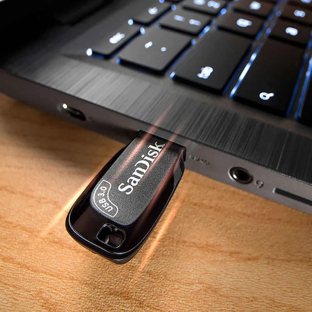 SanDisk Ultra Shift USB 3.0 pomnilniški ključek 100MB/s 128GB 256GB 64GB 32GB Pomnilniško kartico memory Stick Pero Pogoni Flashdisk U Disk Naprava za Shranjevanje