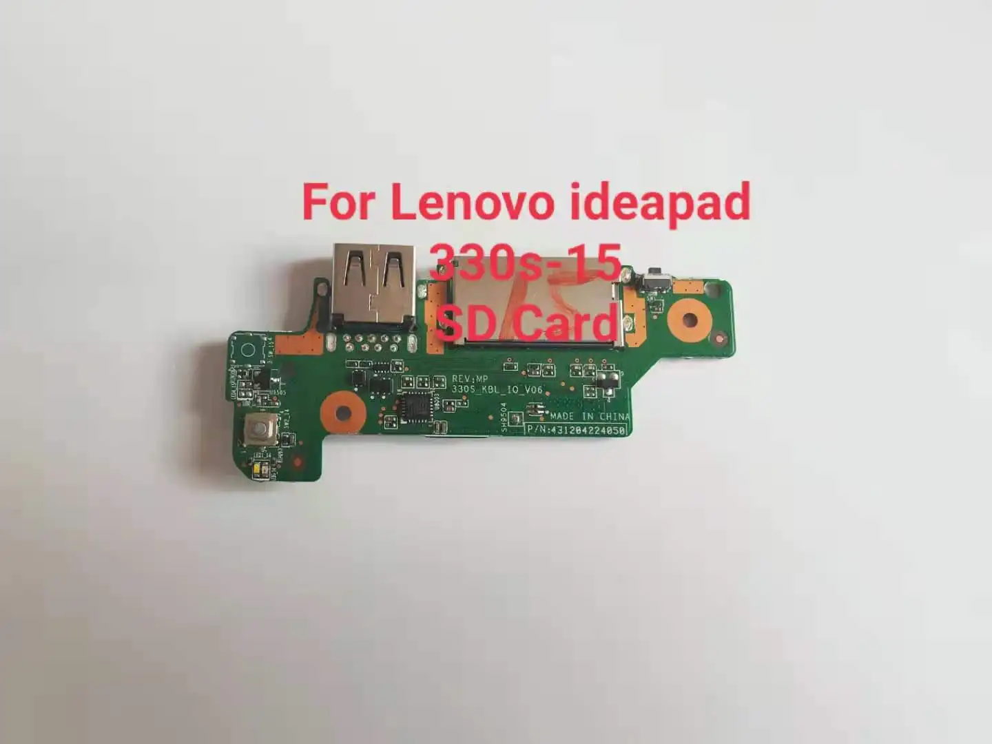 Original za Lenovo 330S-15 IKB 330S-14IKB USB Gumb za Vklop Ploščo Stikala za vklop SD 5C50R07374