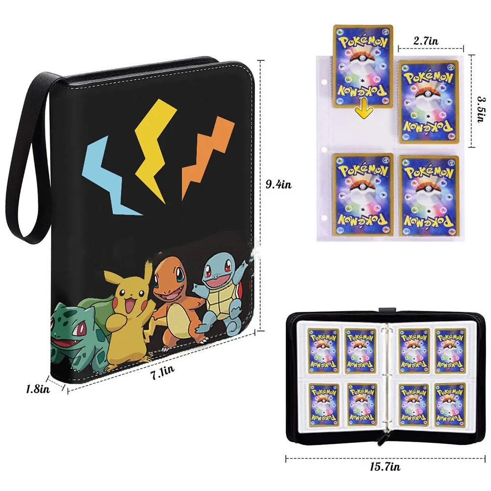 Pokemon Kartico Risank Anime Imetnik Album Igrača Zbirka Igre Pokemones Kartice Album Knjiga