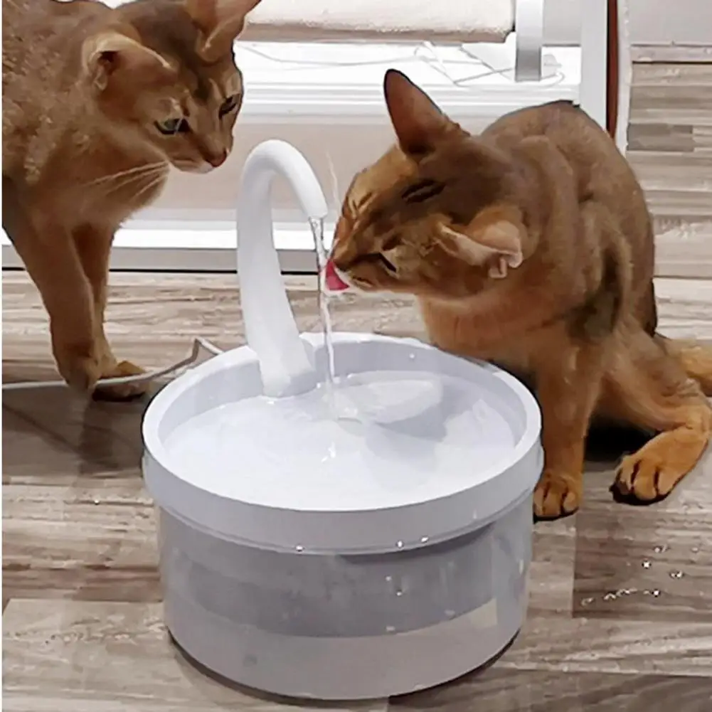 2 L Pet Vodnjak Mačka Swan Vratu Hišnih Mačk Pes Samodejno Pijem Vodnjak Razpršilnik Vode Za Mačke, Pse