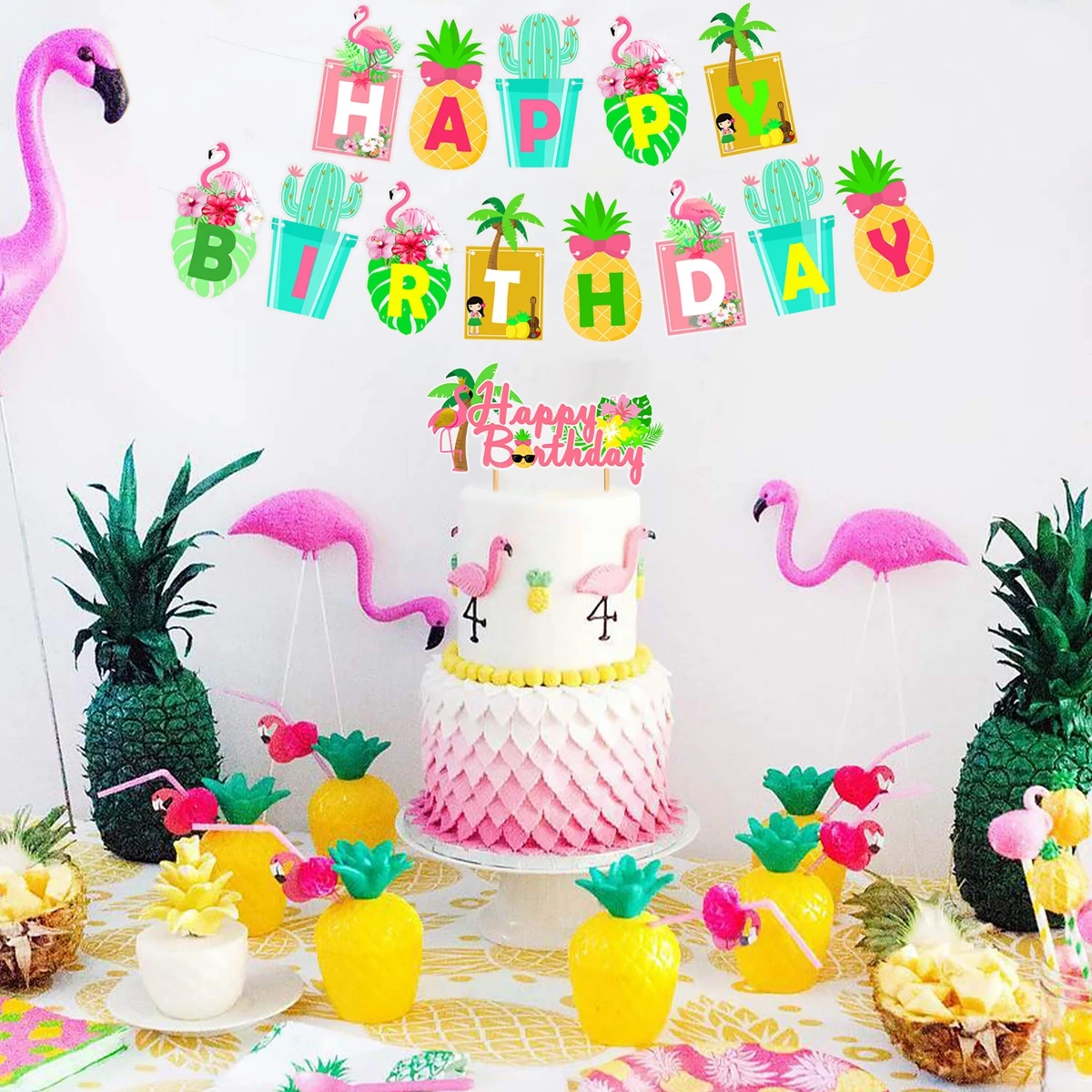 Havaji Party Flamingo Dekoracijo Baloni Poletje Tropskih Flamingo Stranka Dobave Happy Birthday Baby Tuš Odlikovanja