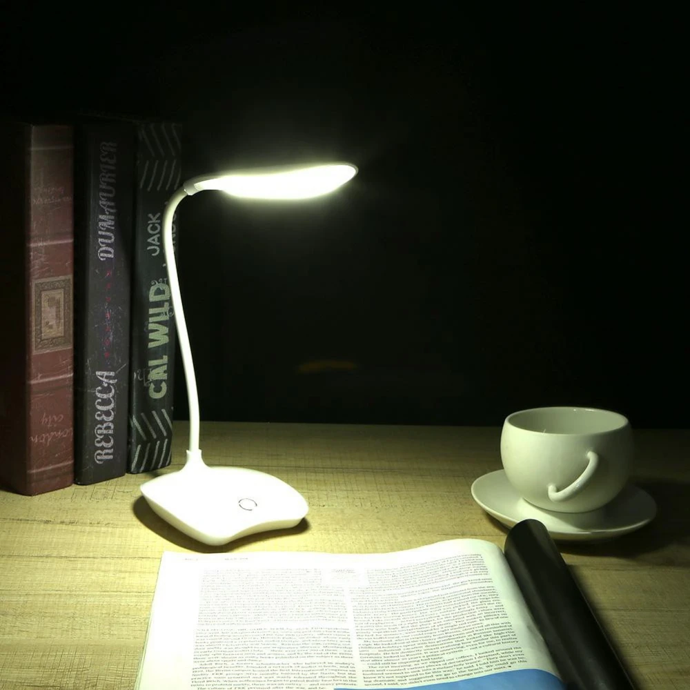 LED Nočno Osvetlitev Zaslona na Dotik Majhne namizne Svetilke Učenje Branja Svetilke USB Polnjenje Spalnica Postelji Razsvetljave Material