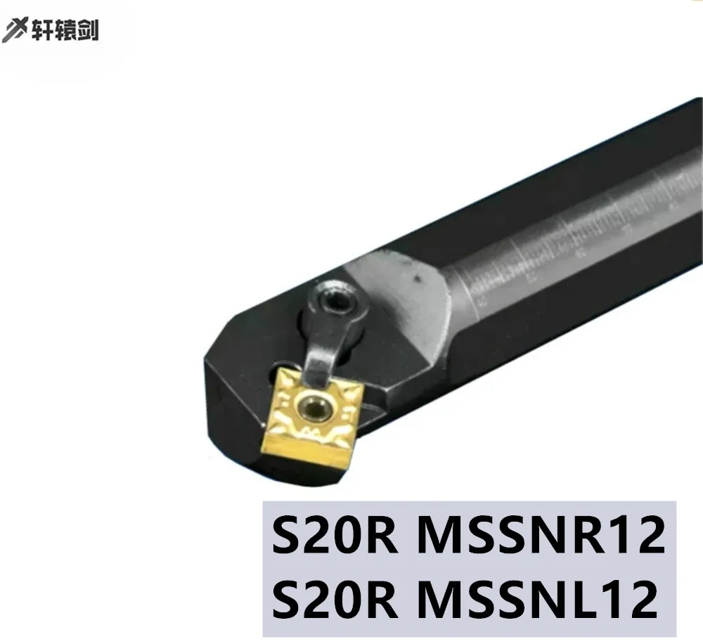 1PC S20R MSSNR12 MSSNL12 Karbida Stružnica Bar CNC Rezalno Orodje Notranje Struženje Imetnik SNMG SNMG1204
