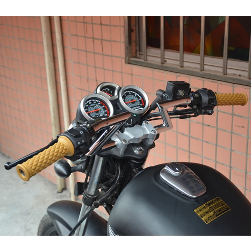 Primerna za motorno kolo, spreminjanje retro ročaj oprijem gume kritje Xinyuan 400 SR400 oprijem CG125 gume ročaj