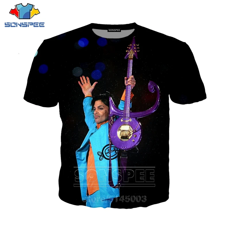 Princ Rogers Nelson T Shirt Nov Moški Ženske Majica 3D Tiskanja Pevka Kratek Rokav Priložnostne O Vratu Ulične Vrhovi Puloverju
