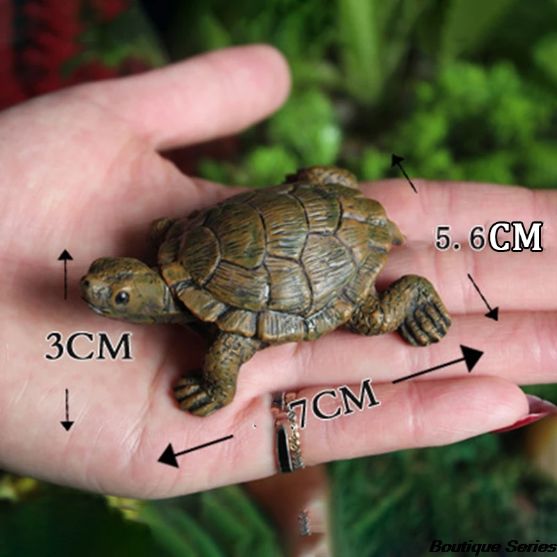 Živali Miniature Okrasne Živali Kipi Smolo Obrti Simulacije mala želva okraski