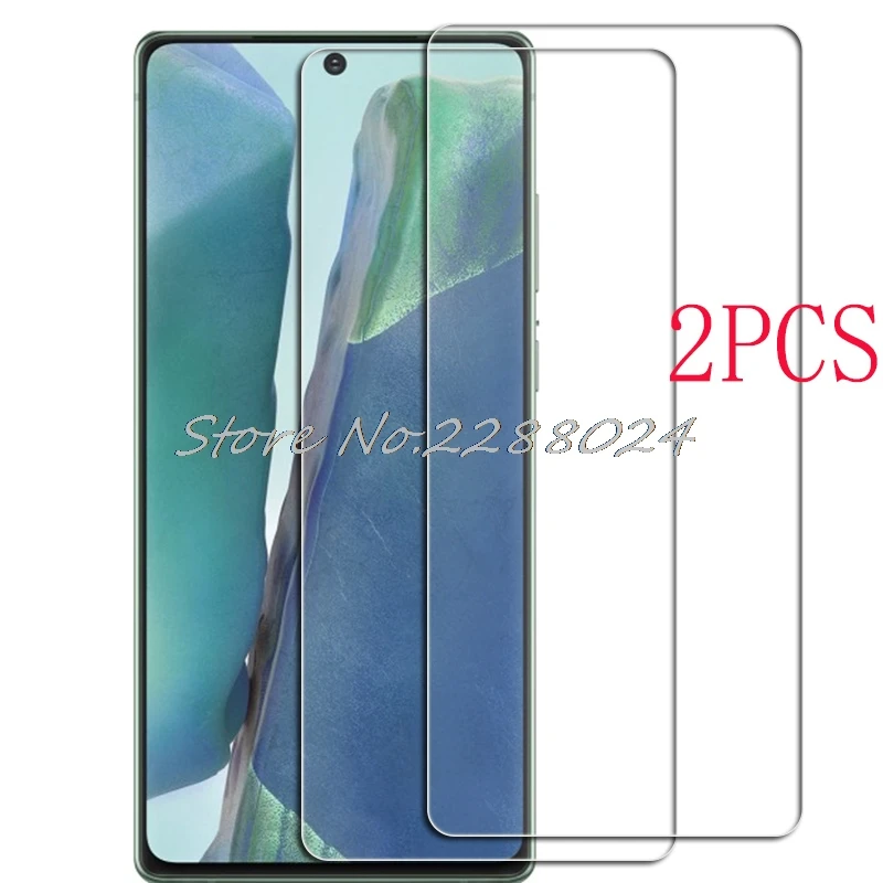 2PCS ZA Samsung Galaxy Note 20 Kaljeno Steklo Zaščitno Na Note20 5G SM-N980F N980F/DS Screen Protector Film Pokrov