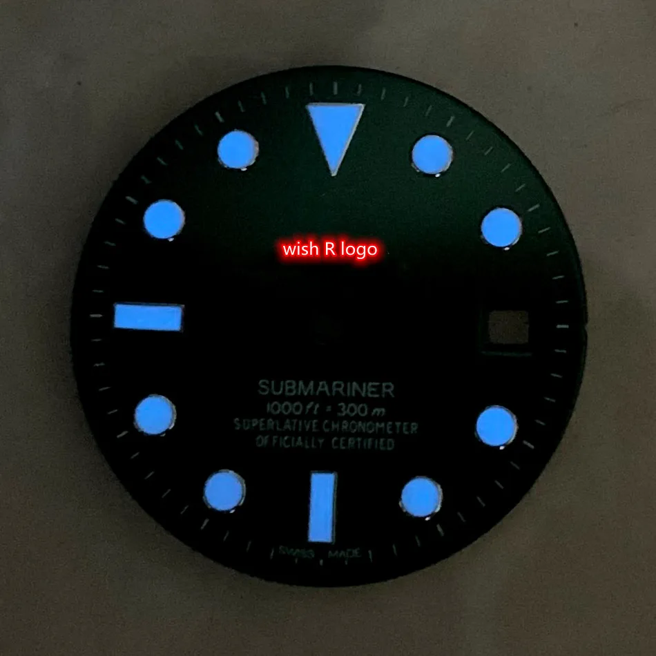 Pazi Pribor GMT Bela Dobesedno 29mm s Koledarjem Modra Svetlobni Primerna za Montažo Avtomatsko Gibanje z Rokami