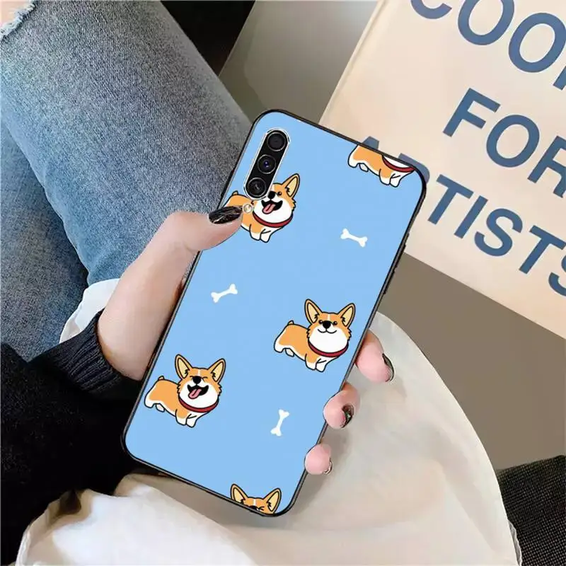 Corgi srčkan pes, risanka živali Primeru Telefon Za Samsung galaxy S 9 10 20 10 21 30 31 40 50 51 71 s upoštevajte, 20 j 4 2018 plus