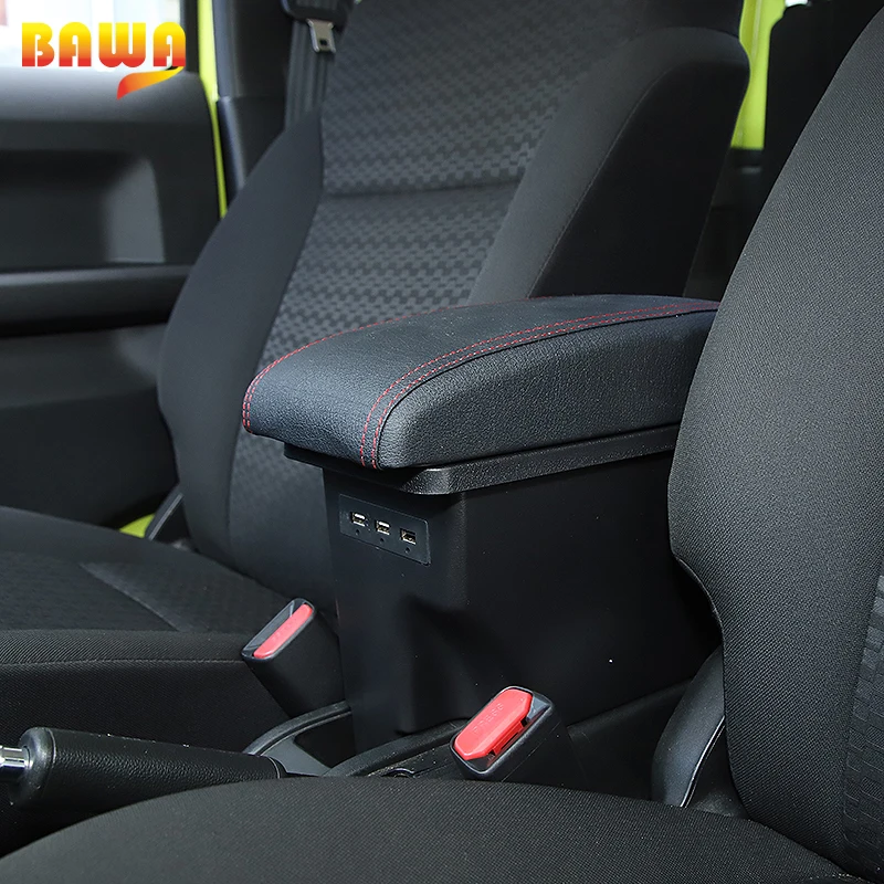 BAWA Nalaganje Tidying za Suzuki Jimny Avto Armrest Box Škatla za Shranjevanje Avto Notranja Oprema za Suzuki Jimny 2019 2020 2021