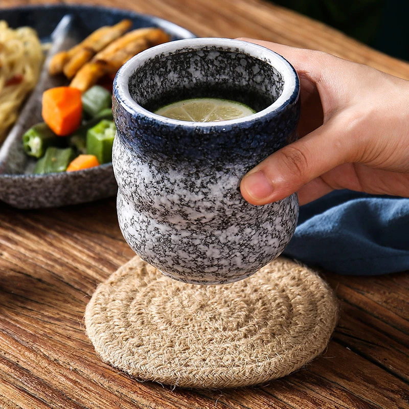 150 ml 200 ml Japonski Slog Teacup Vode Pokal Lončenina Keramike, Ročno poslikano Kungfu Teacup Kuhinje Drinkware Ročno