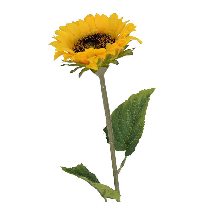 Veliko Glavo Lepe Rumene Sončnice Šopek Visoko Kakovostne Umetne Svile Cvet DIY Doma Poročno Dekoracijo Vrta Stranka Dekor