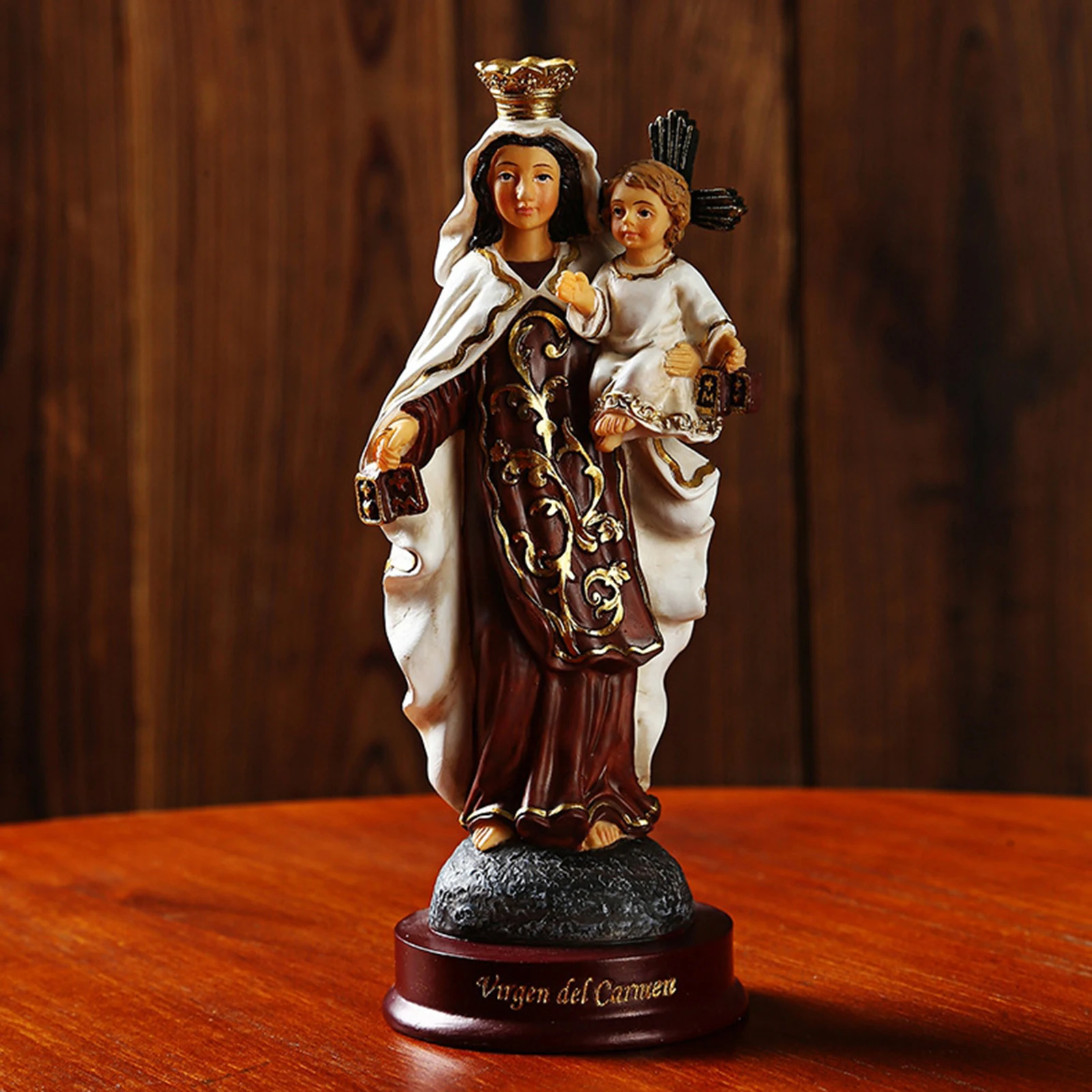 Blagoslovljena Devica, Mati Marija Kip - Smole Verske Kip Figurice Kiparstvo