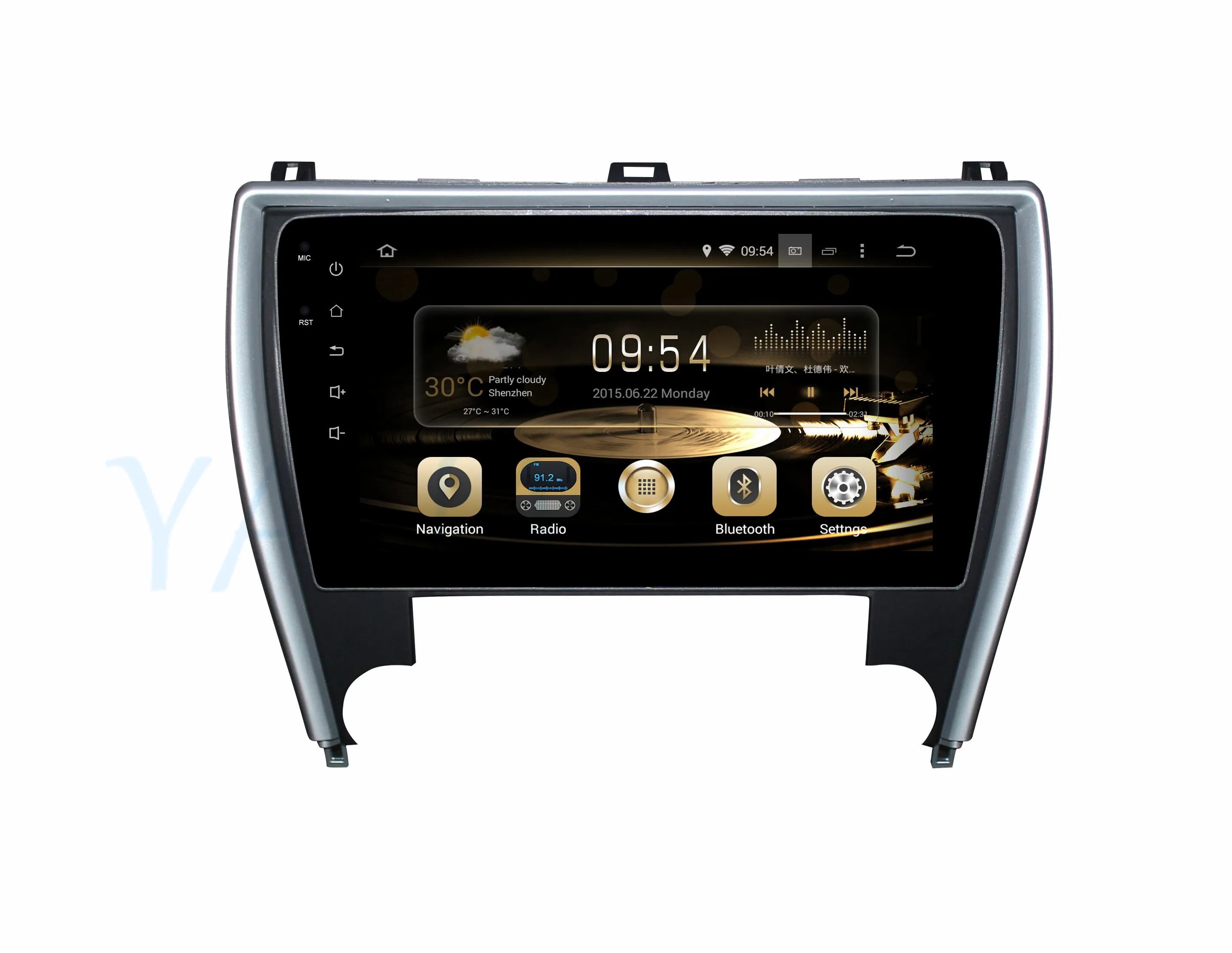 Avto Radio Za Toyota Camry Brezžični WIFI, GPS Navigacija Autoradio 2Din Android Stereo Multimedijski Predvajalnik, Vodja Enote glavne enote