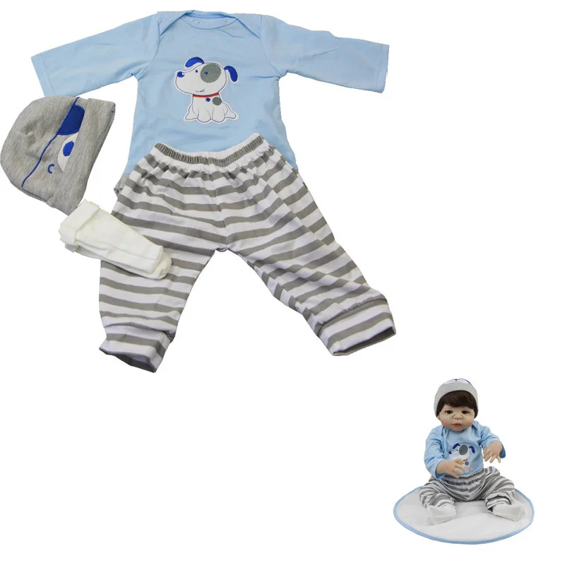 Nova 20-23 palca rodi punčko oblačila za Prerojeni lutka baby dekle/fant obleko lutka obleko pribor DIY prerojeni malčka lutke